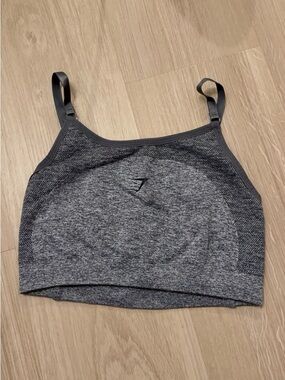 Gymshark Seamless Sports Bralette in Charcoal Gray
